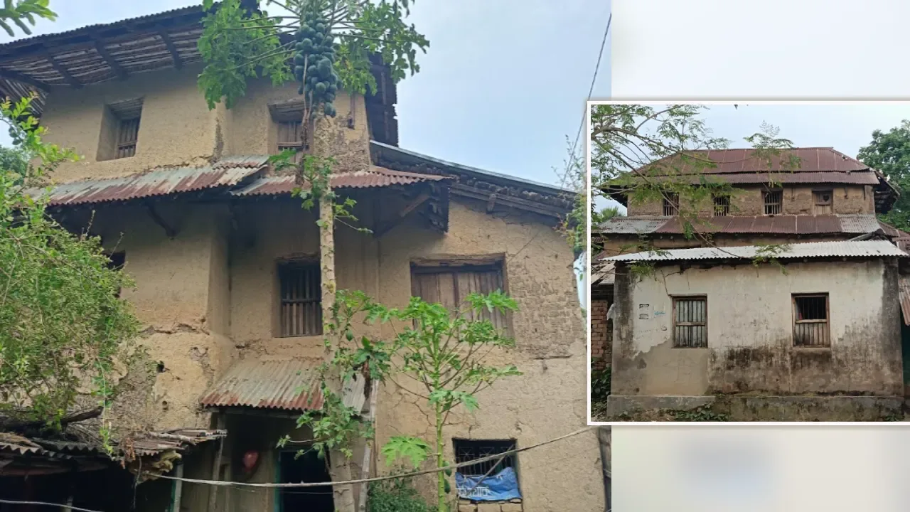 মাটির তৈরি তিনতলা বাড়ি, ৪২ বছর ধরে টিকে আছে গ্রামীণ ঐতিহ্য